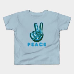 Peace - Peace Symbol - V Finger Sign Kids T-Shirt